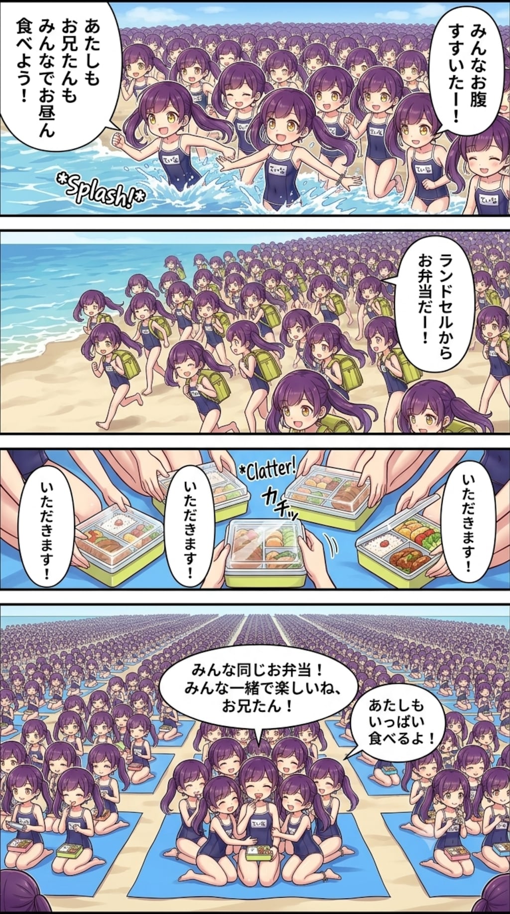 ティナちゃんになっちゃった司令官とティナちゃん達のウェブトゥーン#∞1