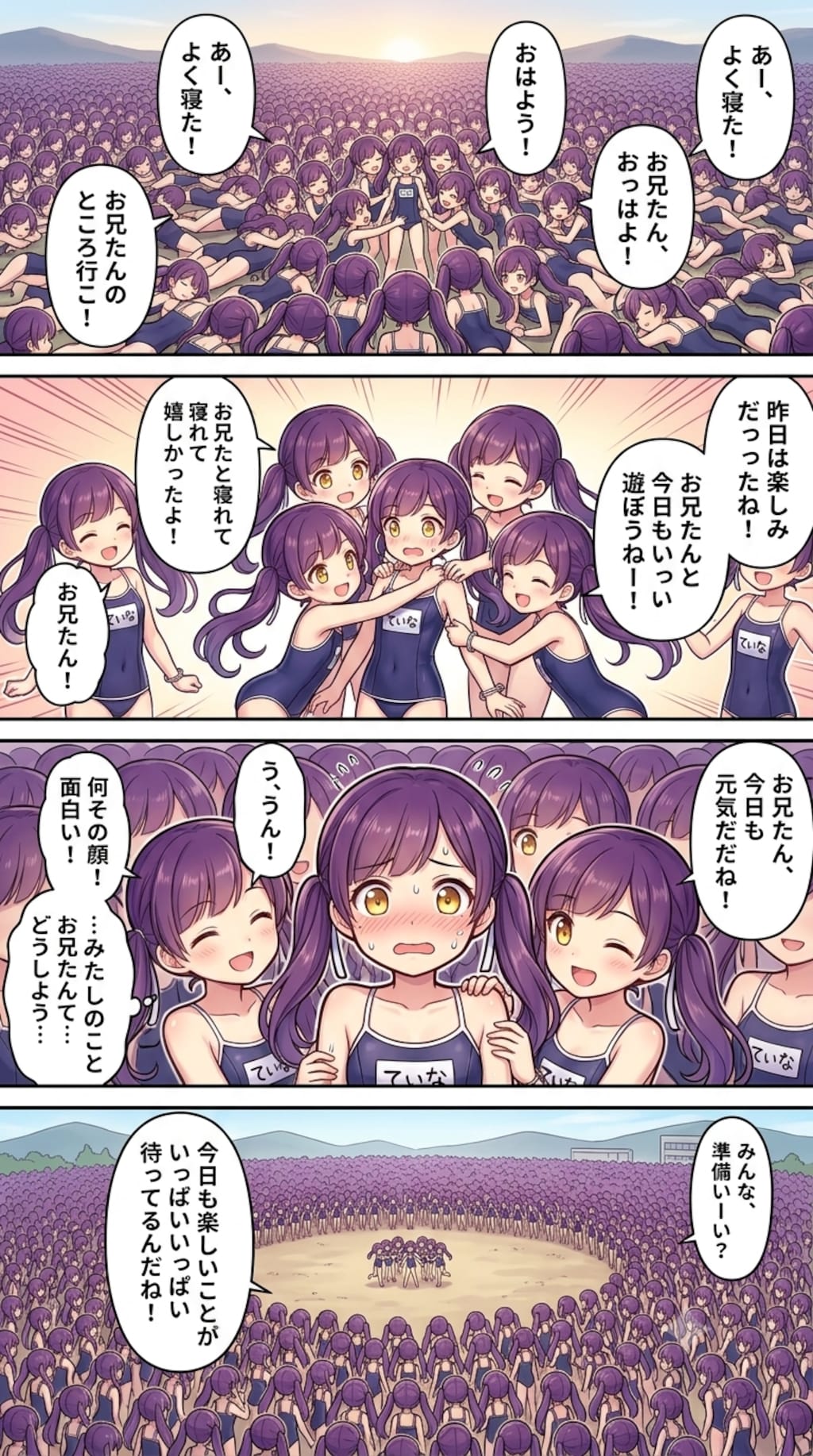 ティナちゃんになっちゃった司令官とティナちゃん達のウェブトゥーン#∞1