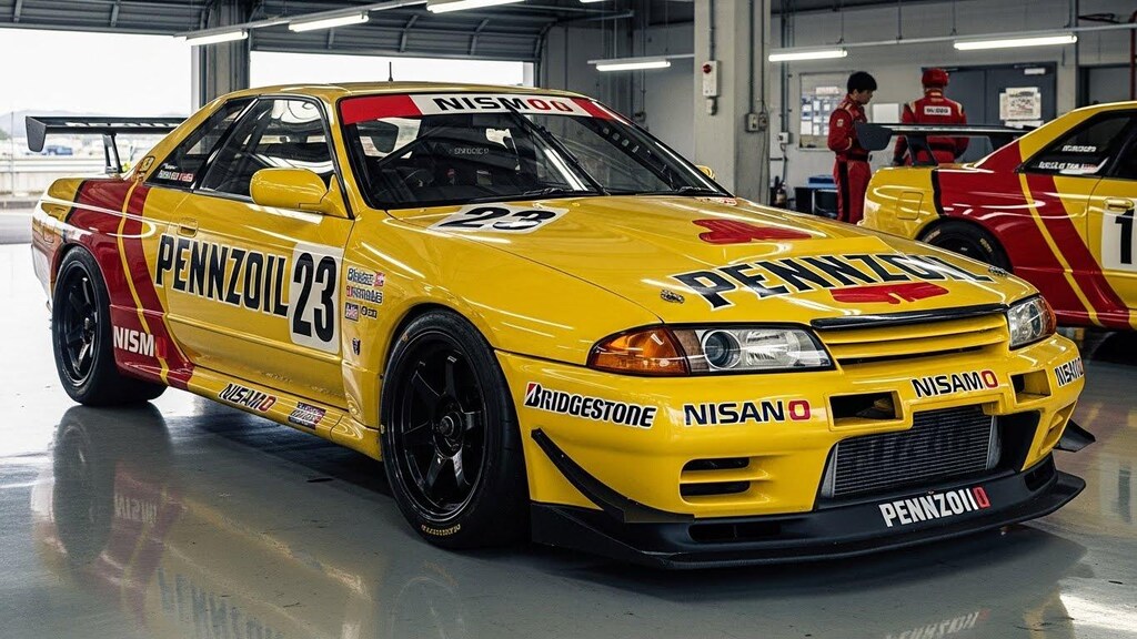 ペンズオイルR32GT-Rレーシングカー