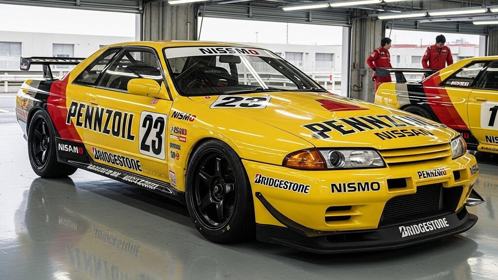 ペンズオイルR32GT-Rレーシングカー