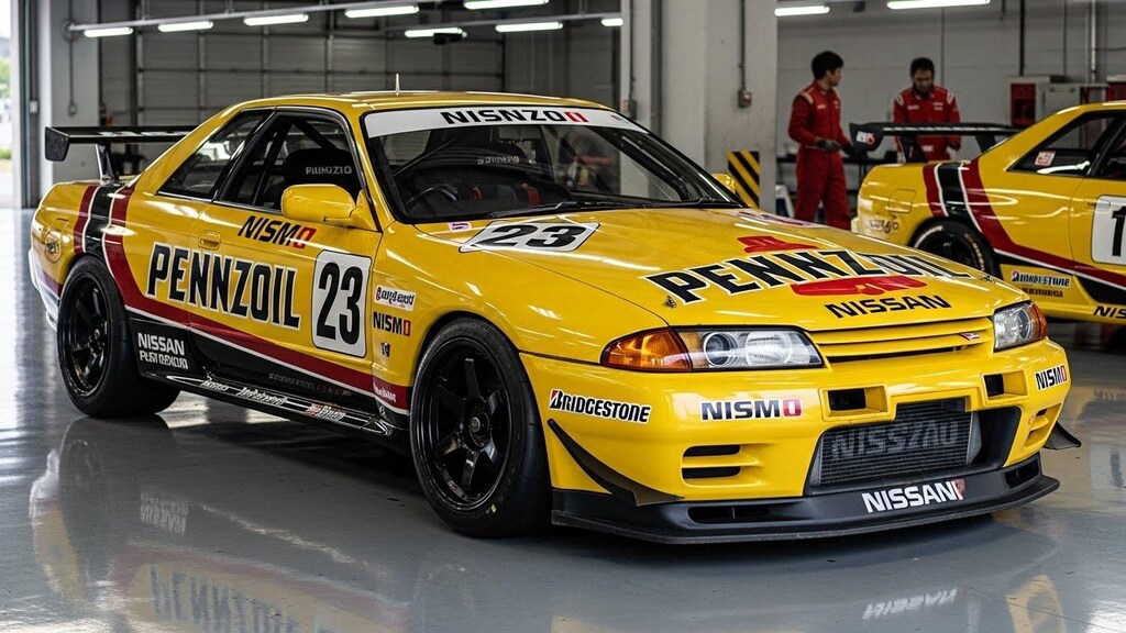 ペンズオイルR32GT-Rレーシングカー