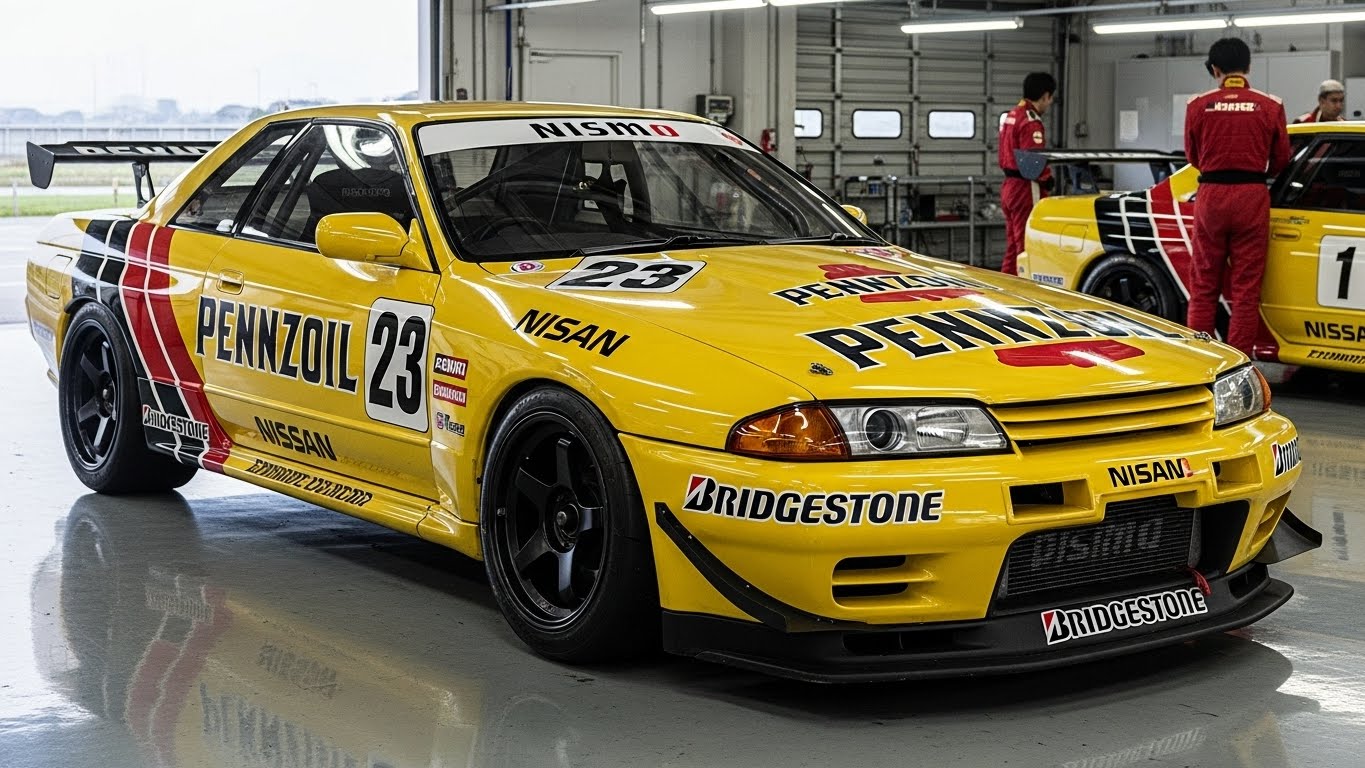 ペンズオイルR32GT-Rレーシングカー | の人気AIイラスト・グラビア