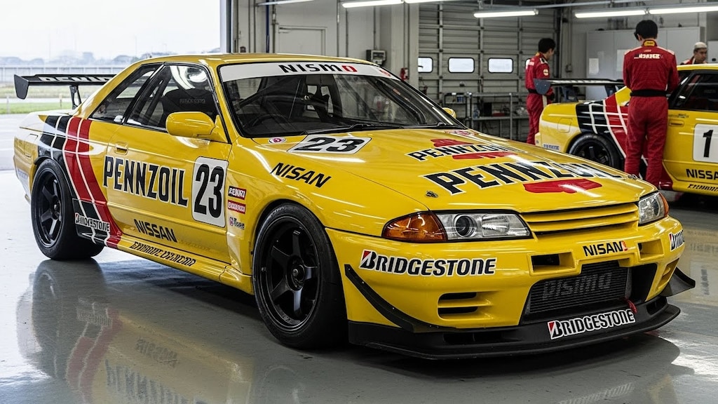 ペンズオイルR32GT-Rレーシングカー
