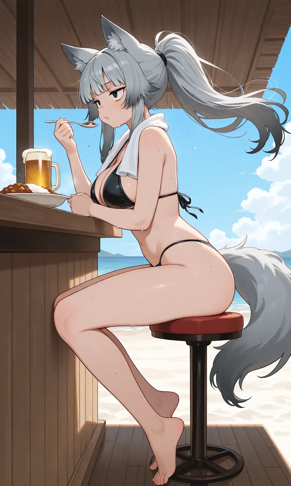 海に行くと…