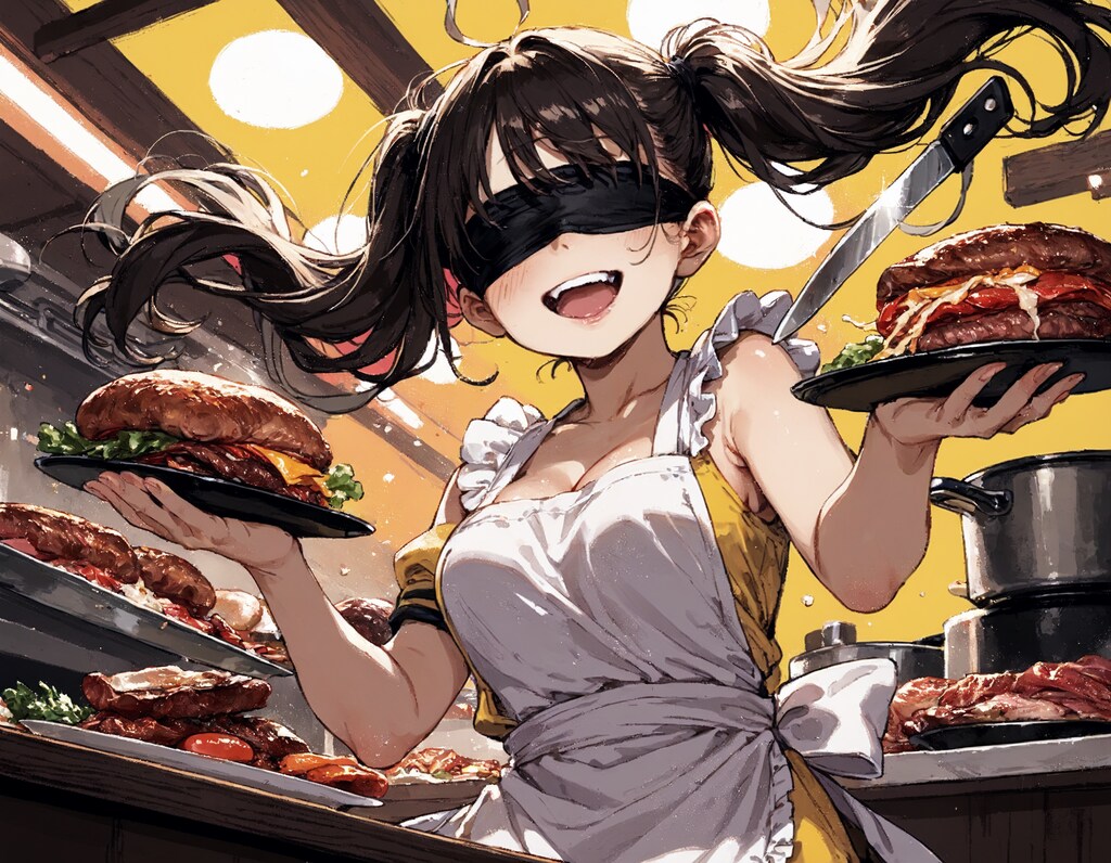 話題の目隠し料理店