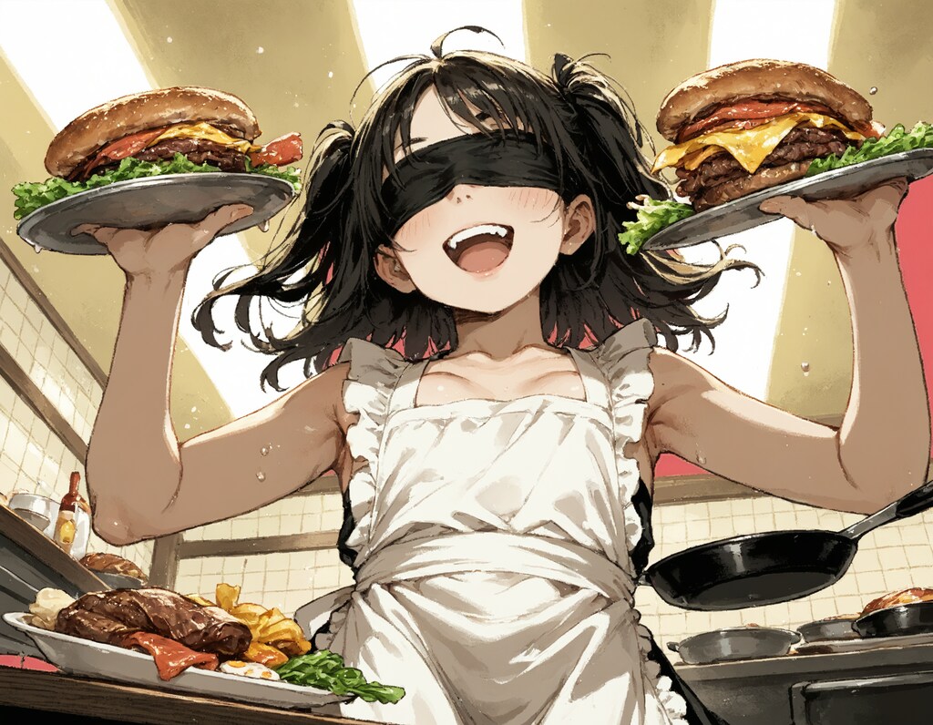 話題の目隠し料理店