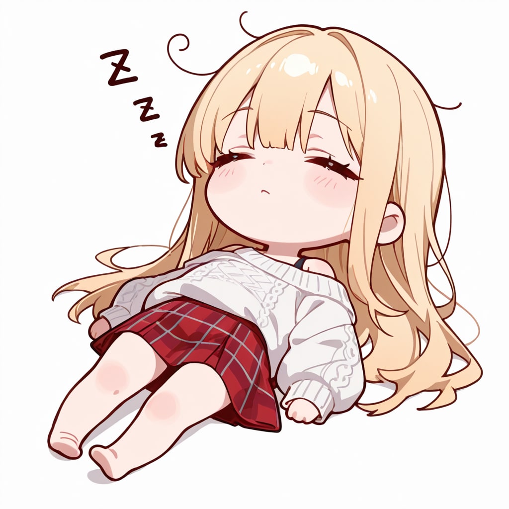 何も思いつかない時はふて寝 | の人気AIイラスト・グラビア