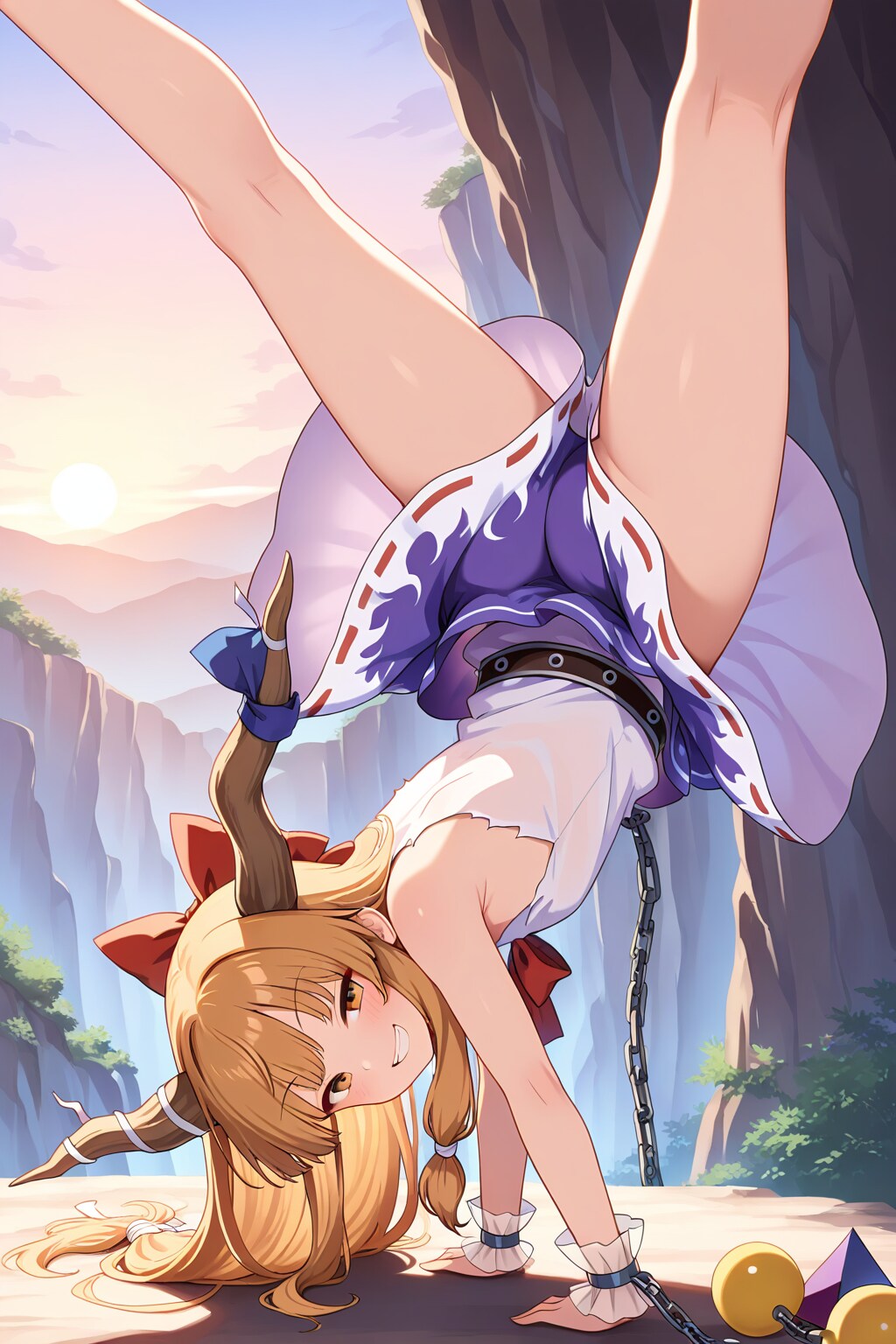 逆立ち萃香