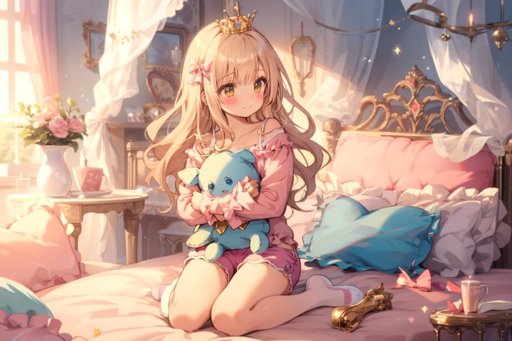 寝るときティアラは外すのかって？