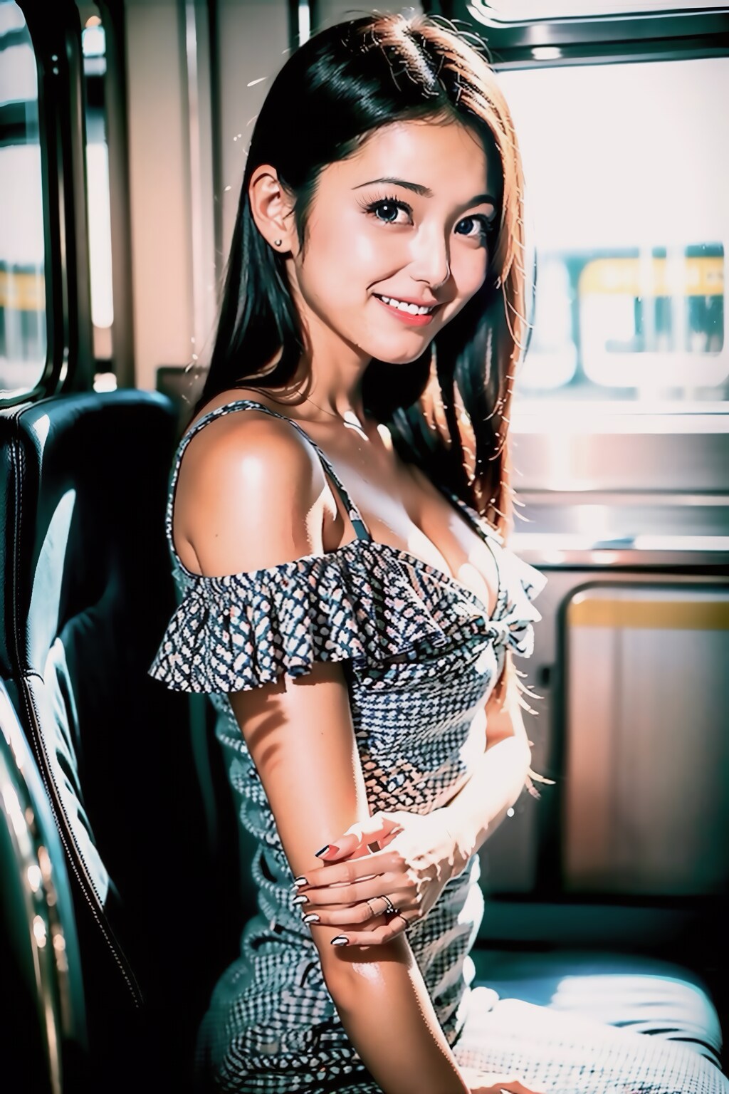 今日の隣席の女性