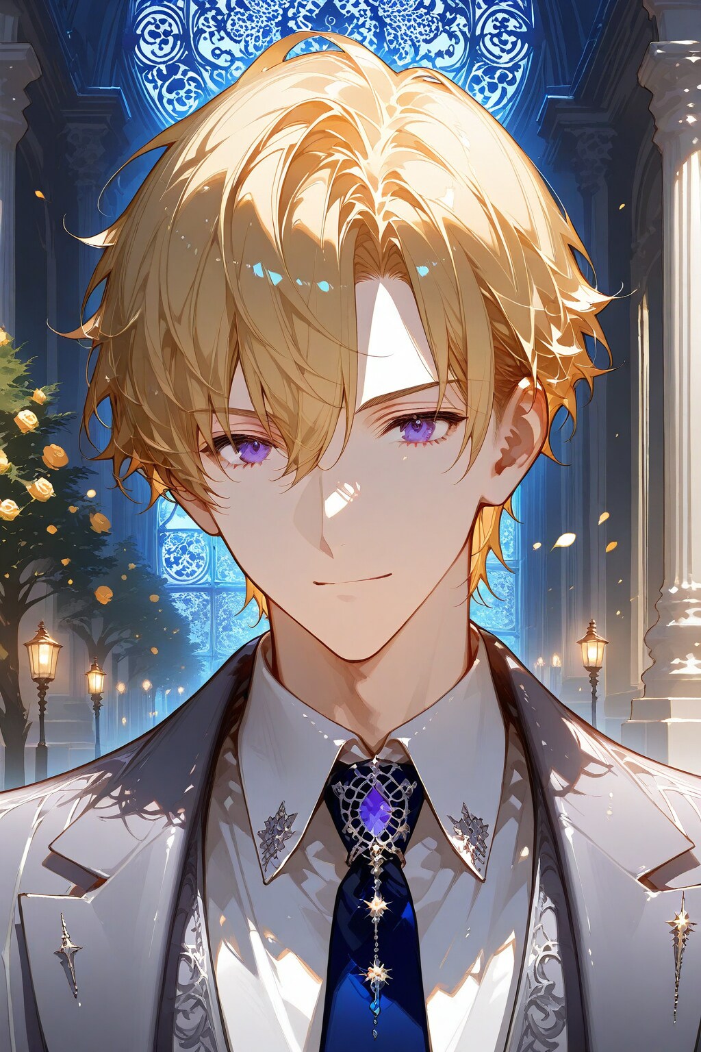 パリ　ルーブル美術館にて