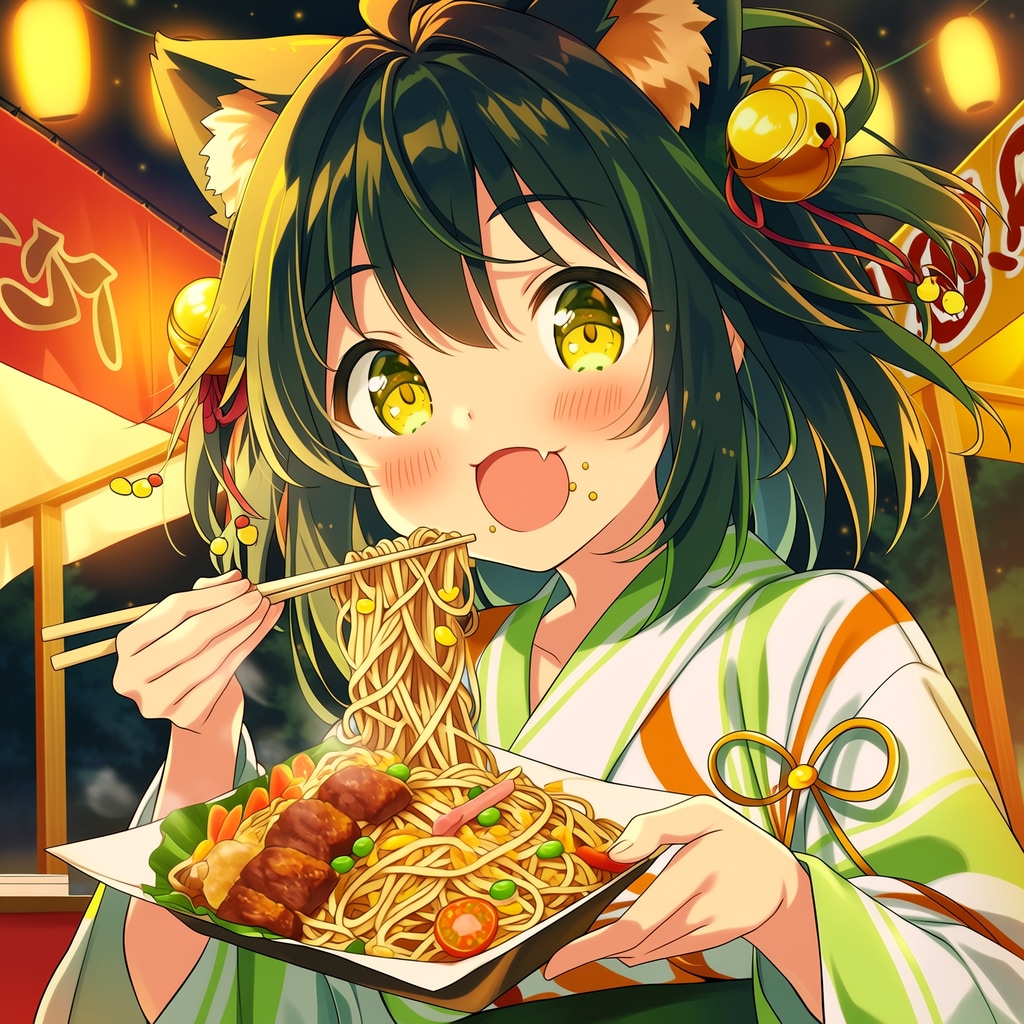 (うちの子縛り)47「や」→「焼きそば」鈴九