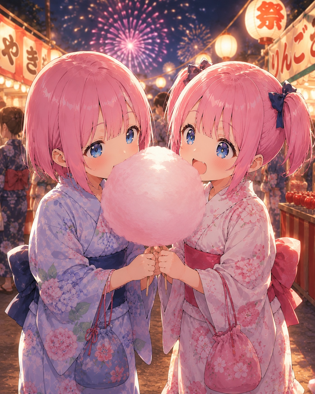 2人で夏祭り♪