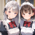 メイドさんと璃乃ちゃん 2枚目