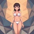 幾何学模様の背景 2枚目