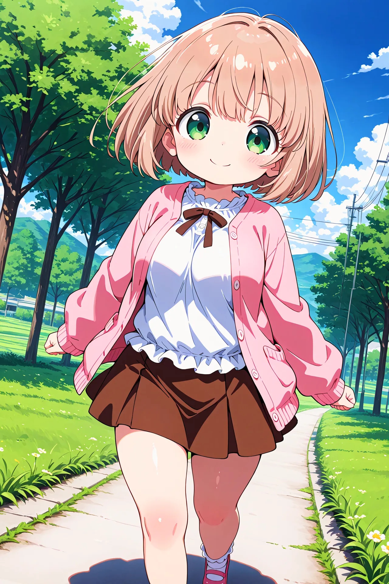 おさんぽ中 | の人気AIイラスト・グラビア