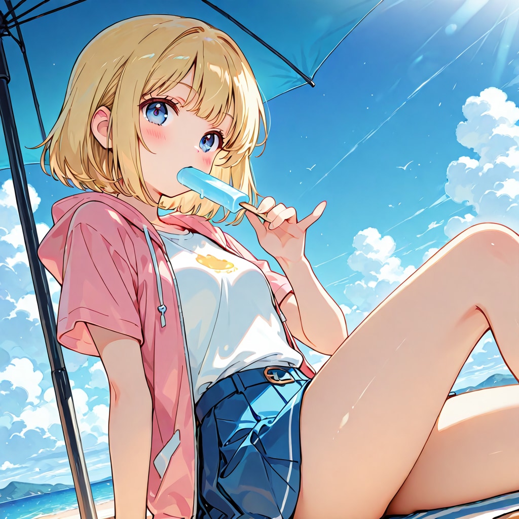 アイスクリームおいしいね
