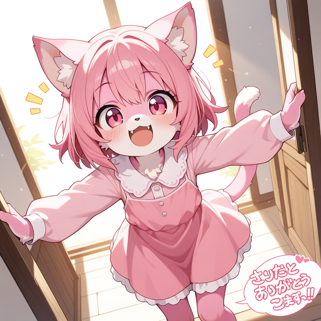 ケモノ姿でも可愛いんにゃ？♡