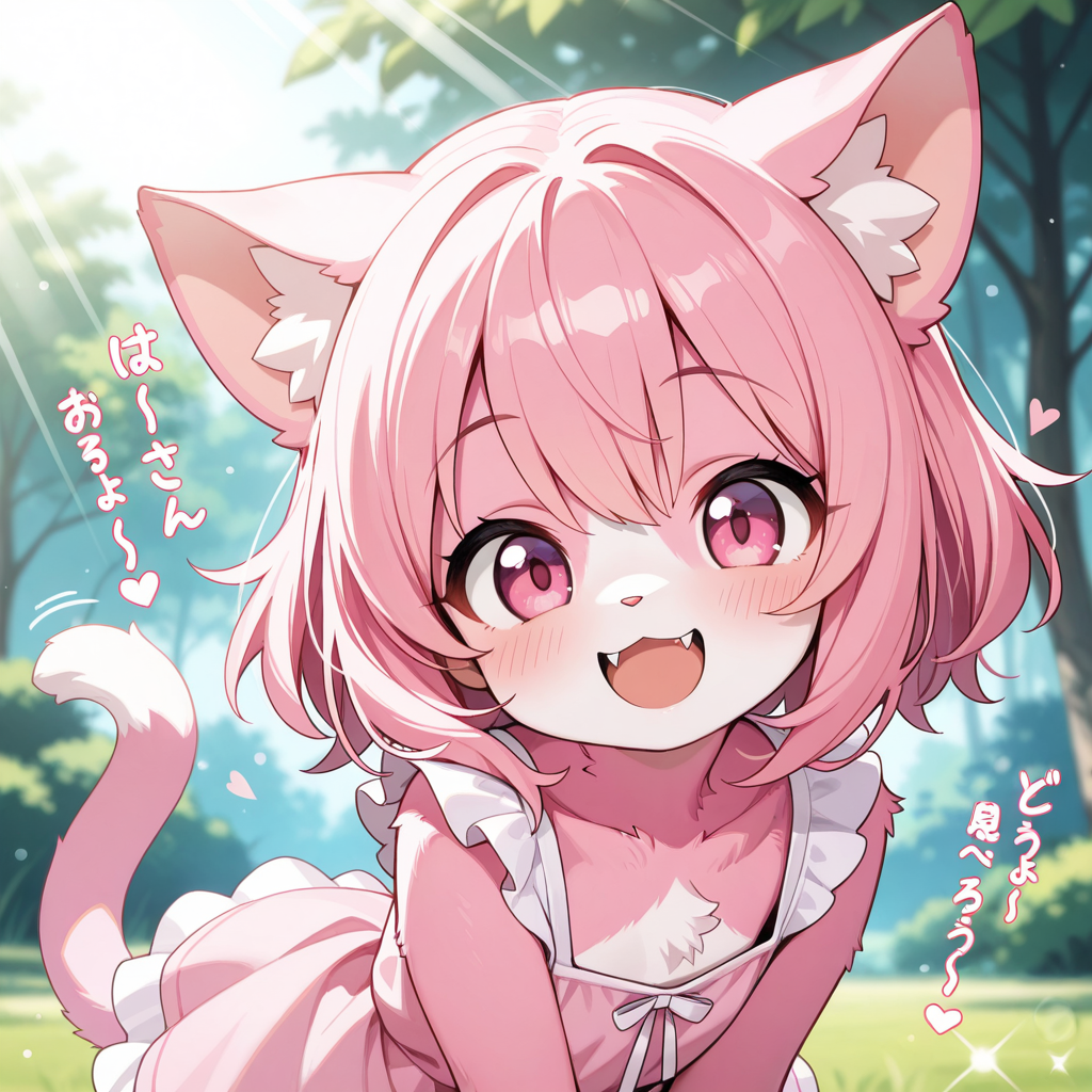 ケモノ姿でも可愛いんにゃ？♡