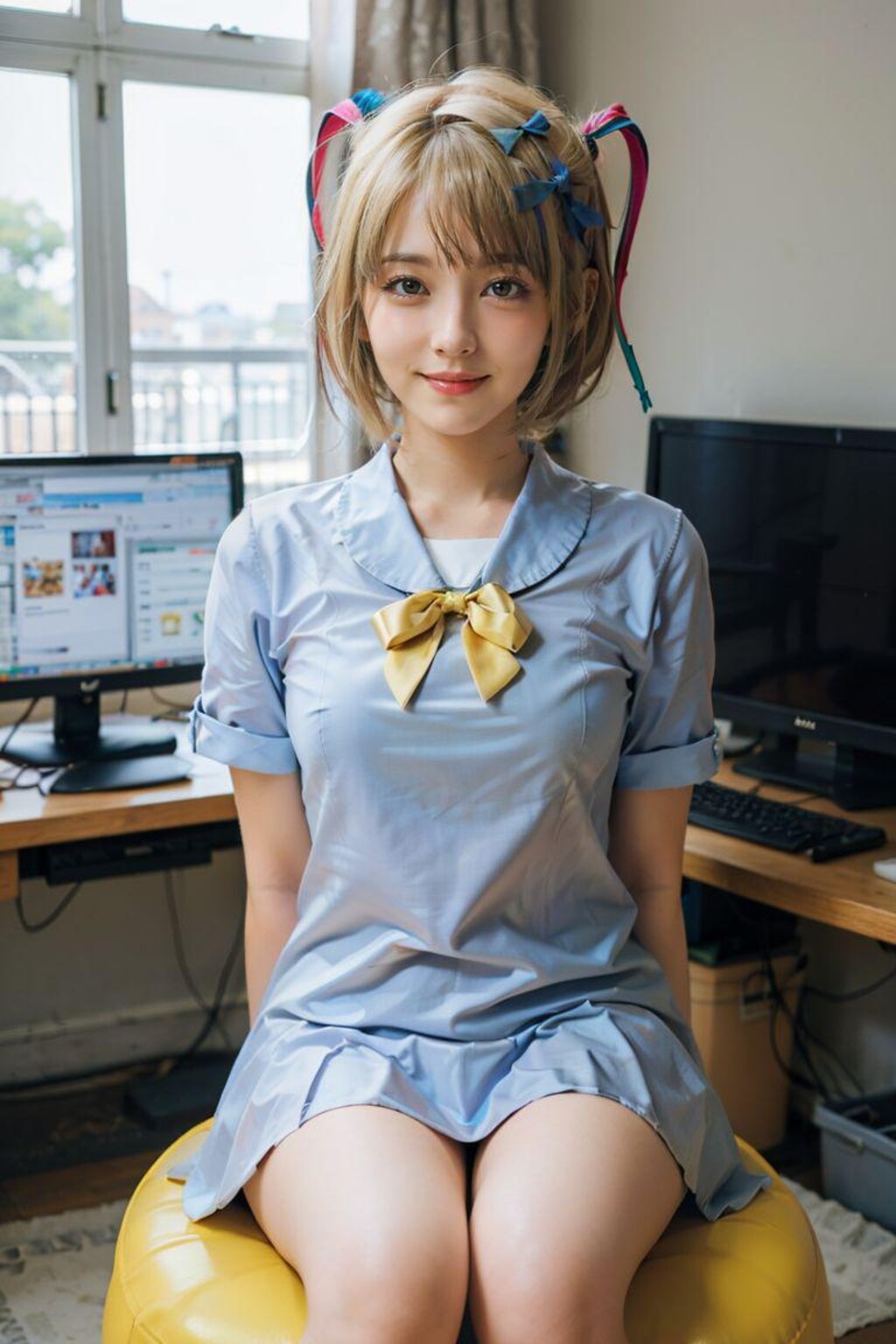 太ももムチムチな超てんちゃんがエチエチ過ぎる💕