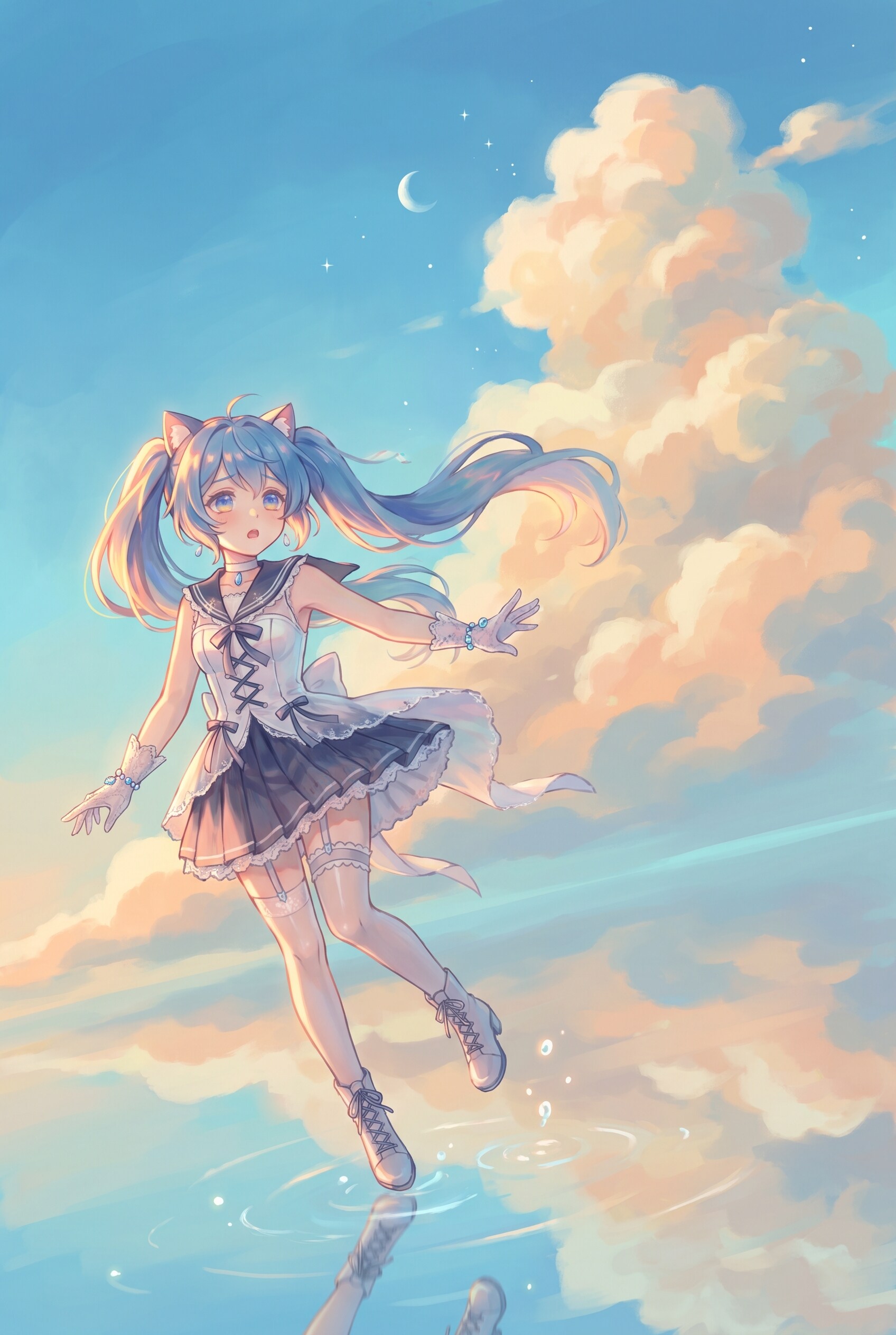 蒼穹雲海の微光