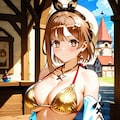 PixAIでビキニ＆ビキニアーマーのライザ👙🎮❤️ 8枚目