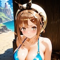 PixAIでビキニ＆ビキニアーマーのライザ👙🎮❤️ 3枚目
