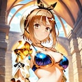 PixAIでビキニ＆ビキニアーマーのライザ👙🎮❤️ 11枚目