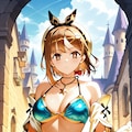 PixAIでビキニ＆ビキニアーマーのライザ👙🎮❤️ 9枚目