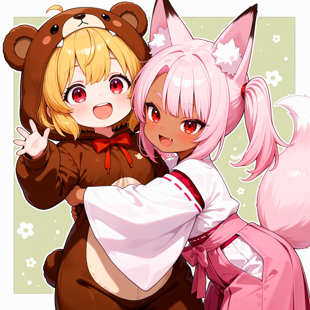 クマちゃんとお友達になりました
