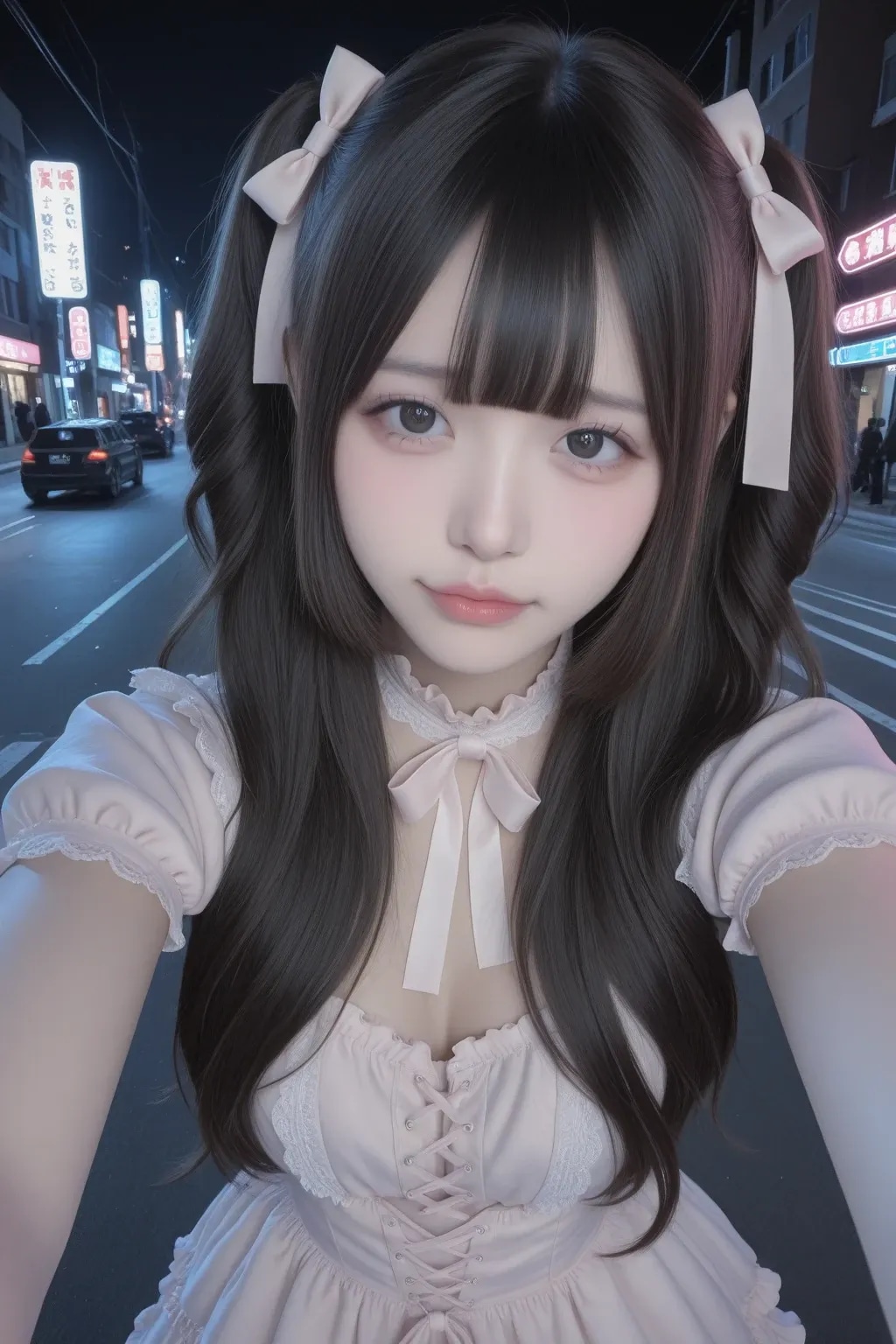 地雷系ちゃんの自撮り001《SeaArt》