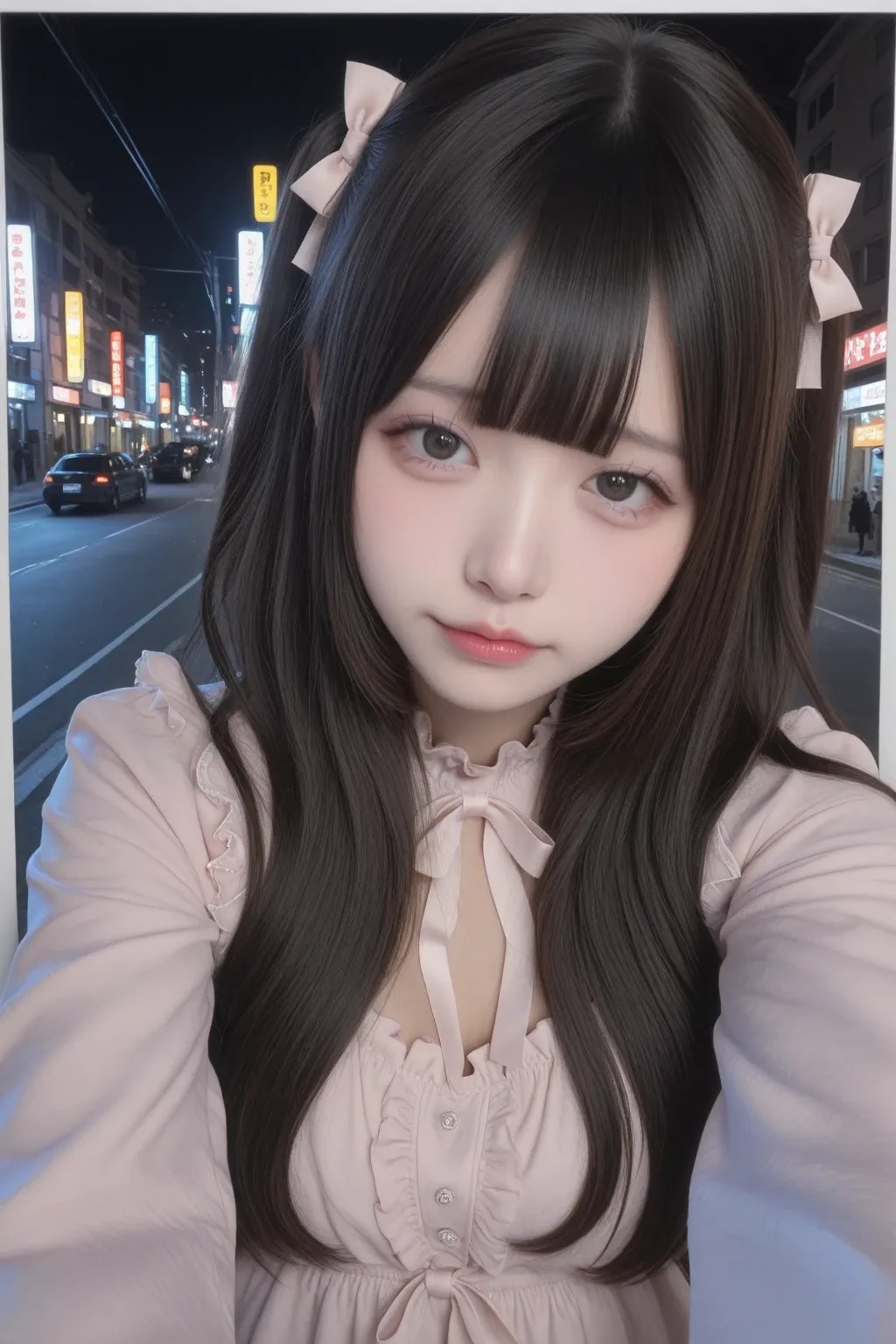 地雷系ちゃんの自撮り001《SeaArt》