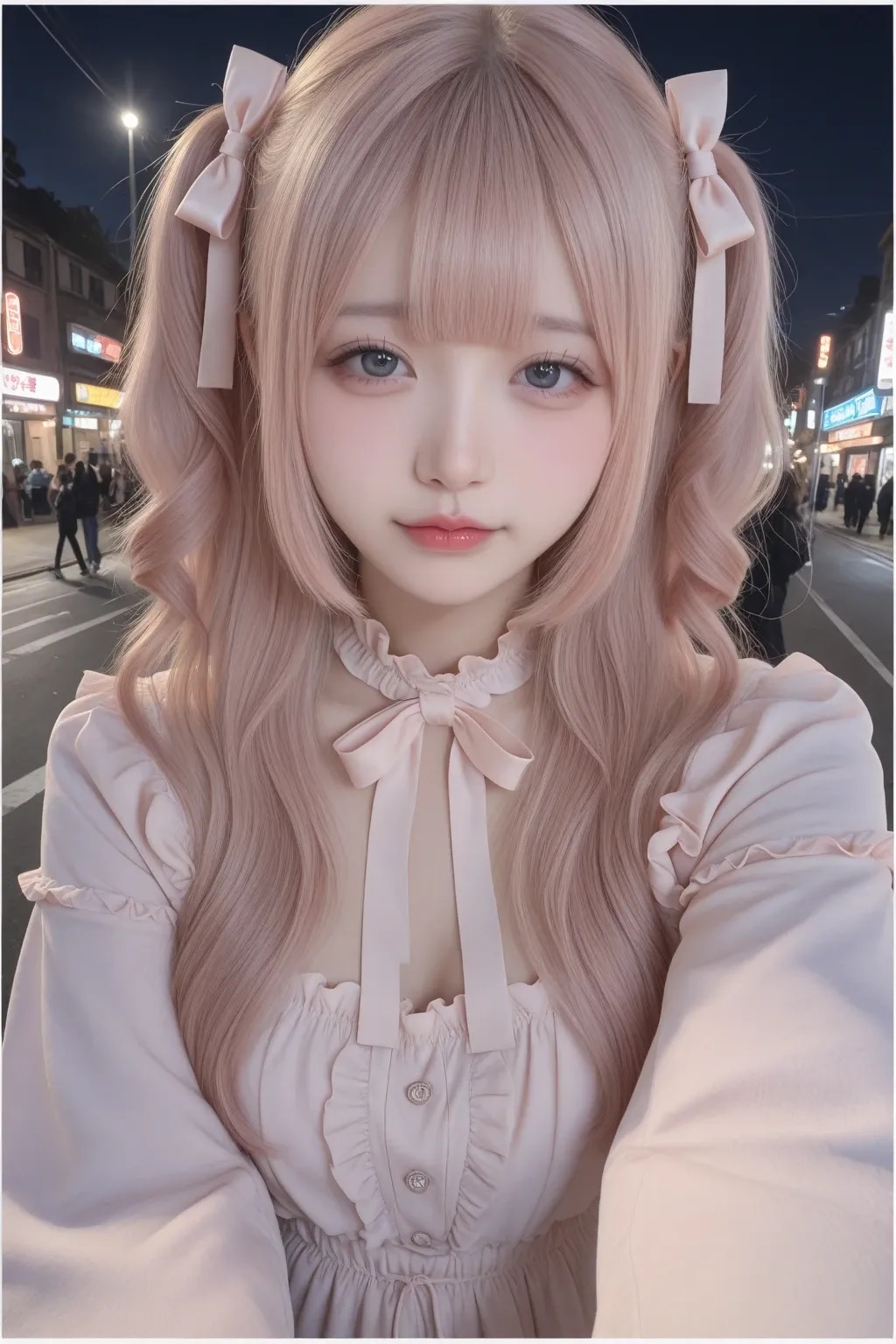 地雷系ちゃんの自撮り001《SeaArt》