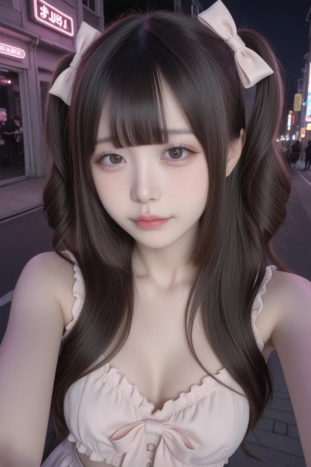 地雷系ちゃんの自撮り001《SeaArt》