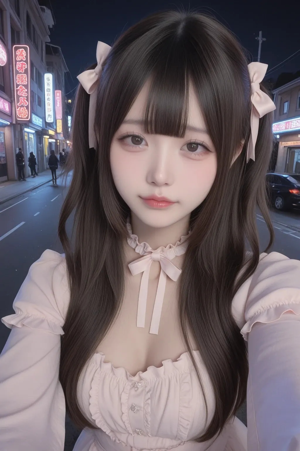 地雷系ちゃんの自撮り001《SeaArt》