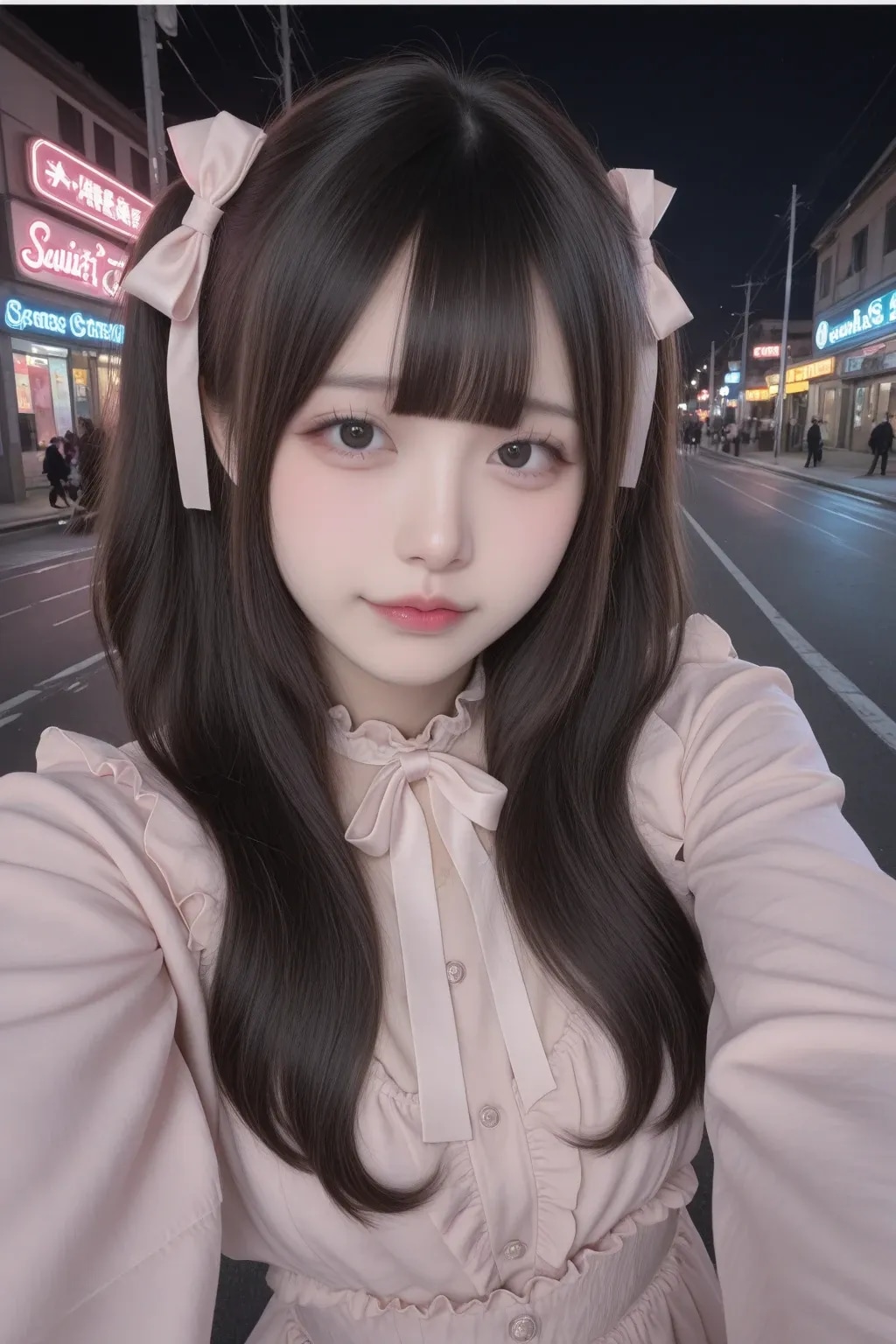 地雷系ちゃんの自撮り001《SeaArt》