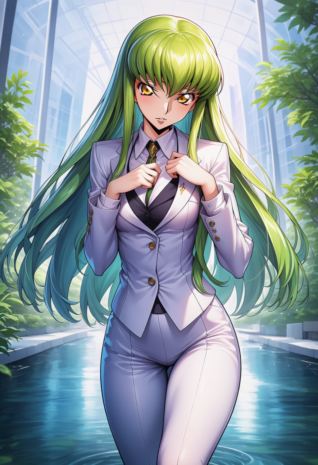 透庭の静温 ― Glass Courtyard