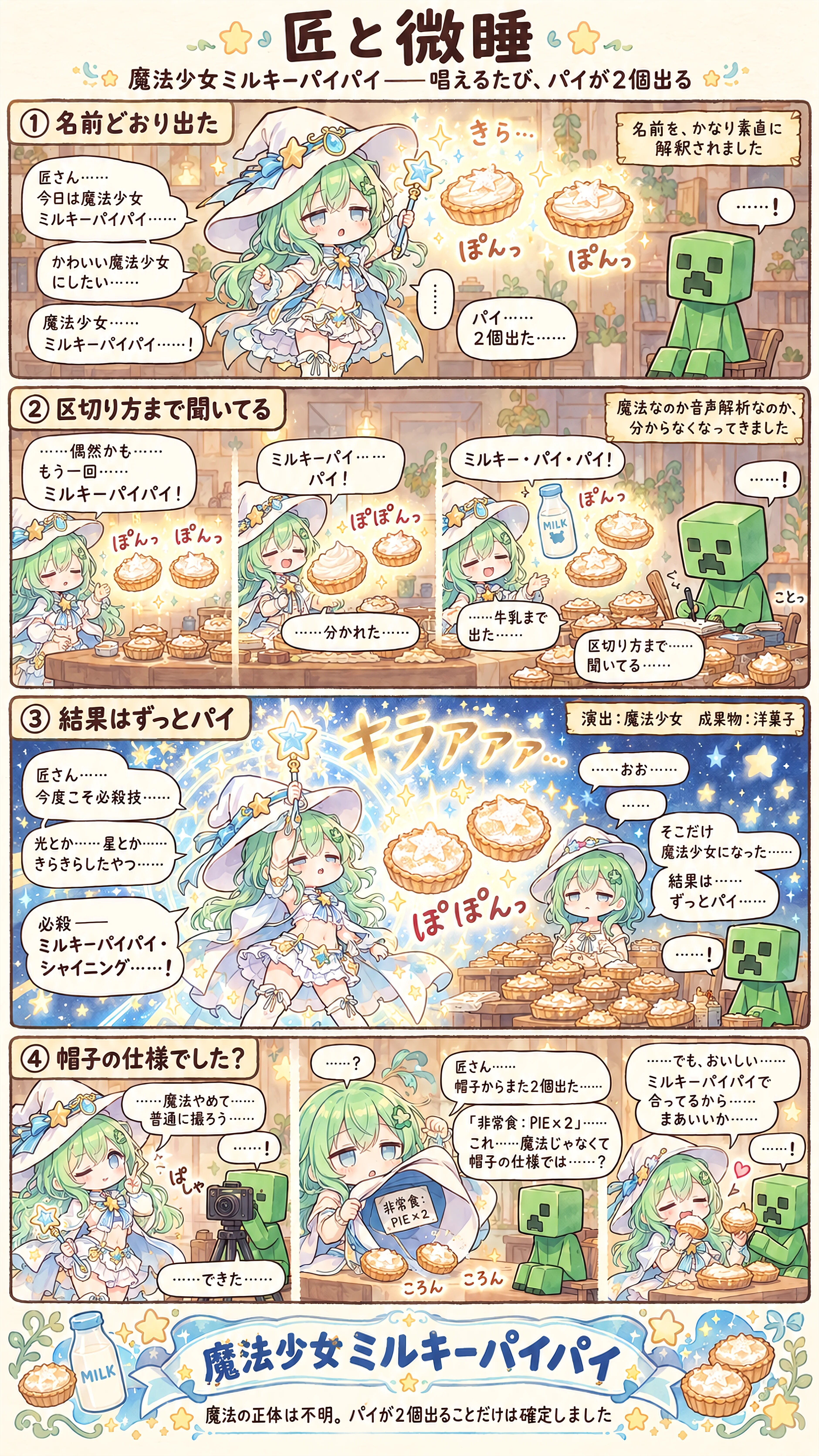 The Spell That Made Two Pies | の人気AIイラスト・グラビア