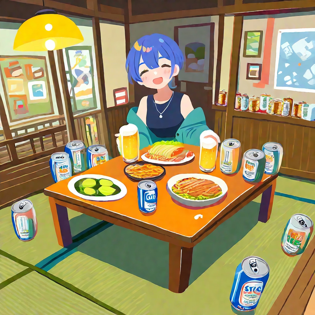 23歳の宅飲み | の人気AIイラスト・グラビア