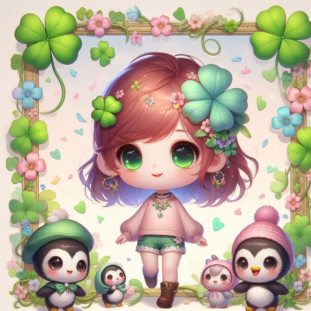 ２　フレーム（女の子）パレード