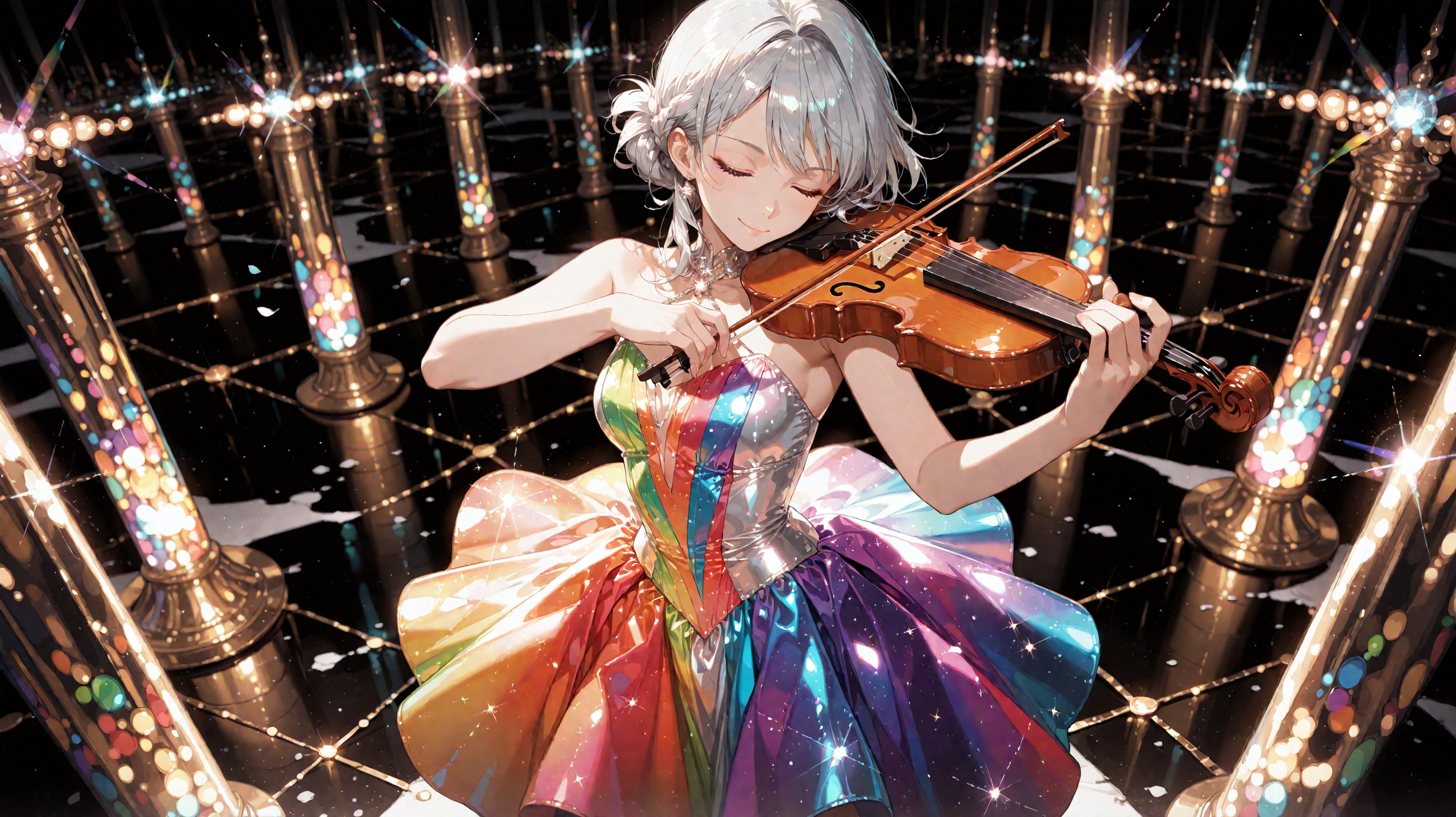 虹色の調べ | の人気AIイラスト・グラビア