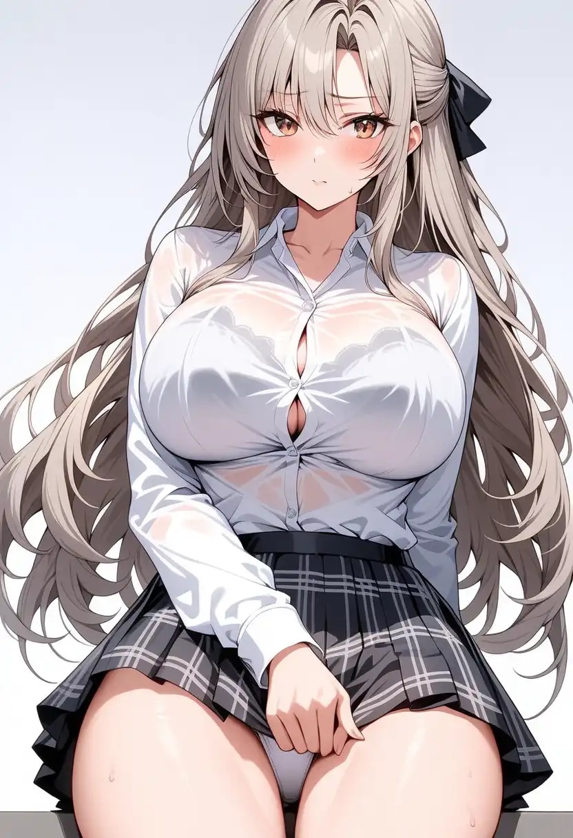 見ないで♡