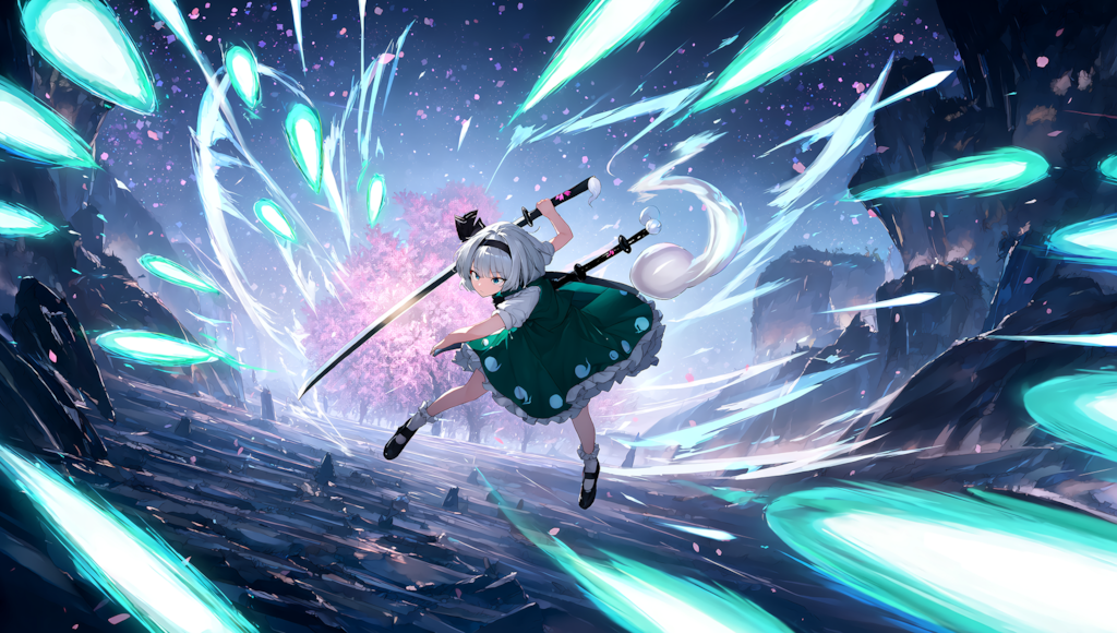 V5　東方　魂魄妖夢　弾幕