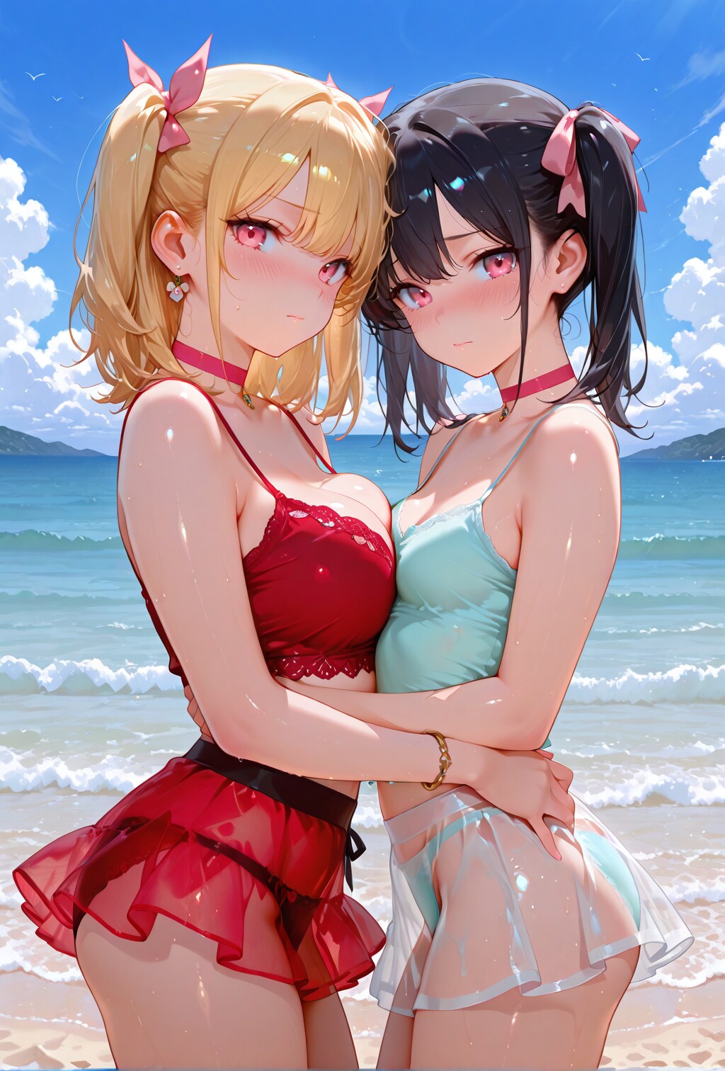 乳比べ