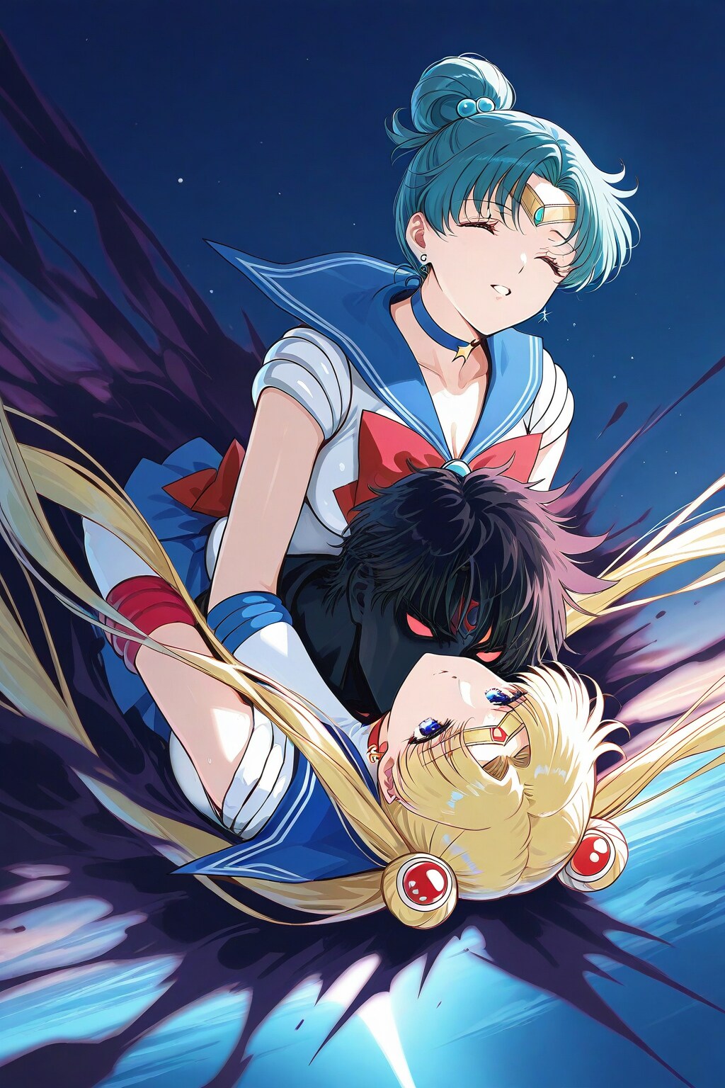 美少女戦士セーラーらんまーS最終回(亜美ちゃん救出シーン)