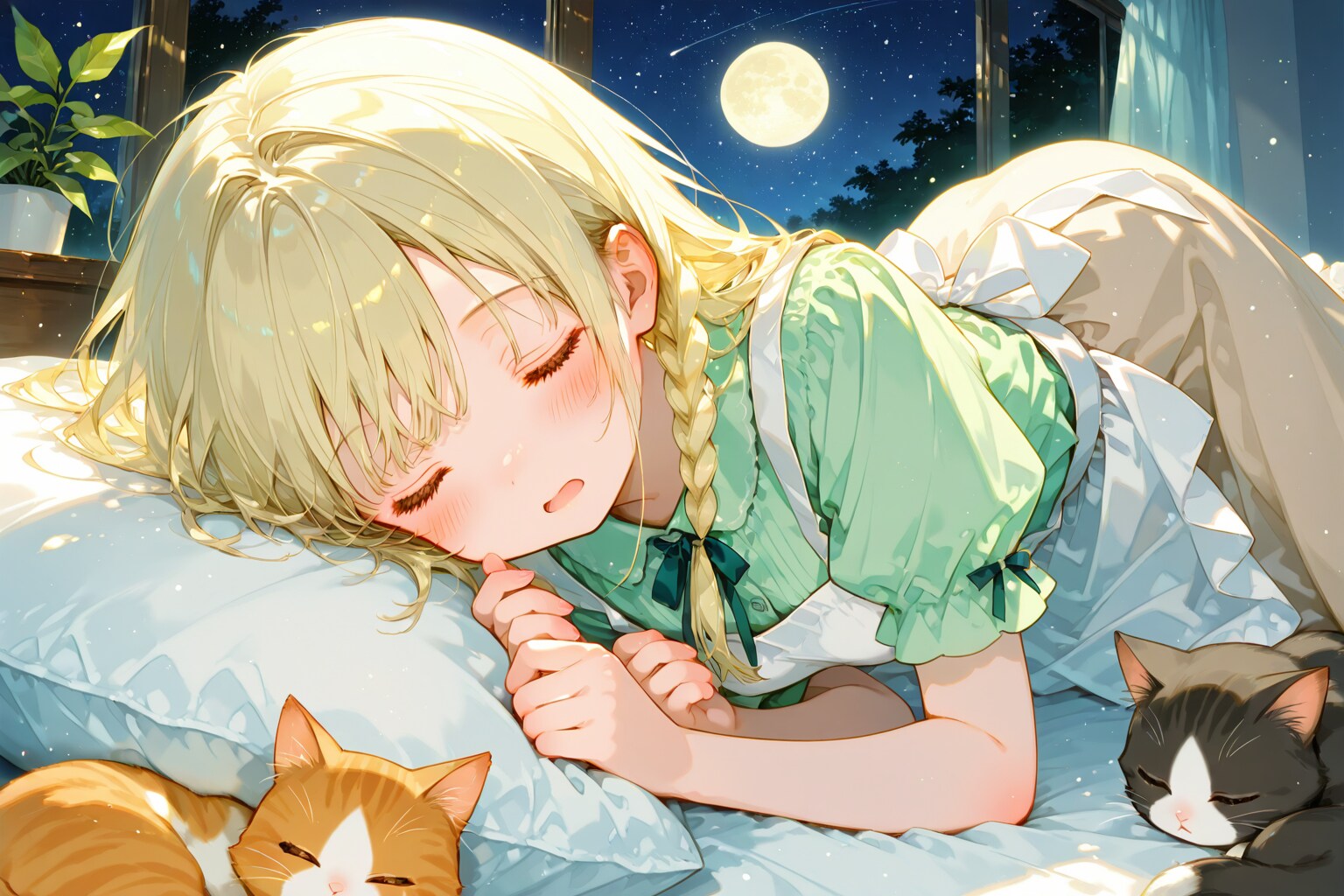 美少女を狙う鋭いまなざし