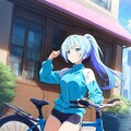 青ぽにちゃん サイクリング_FENRIR 2枚目