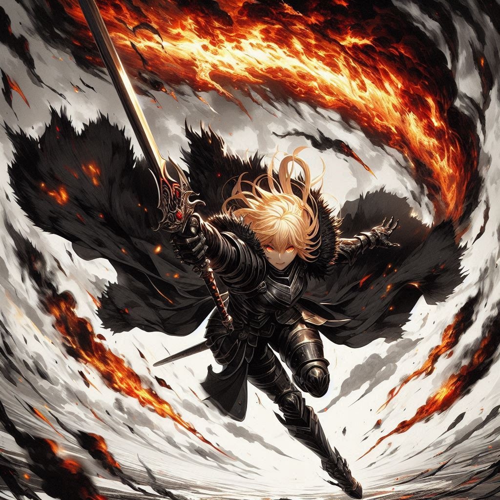 ブロンドの女騎士さん877