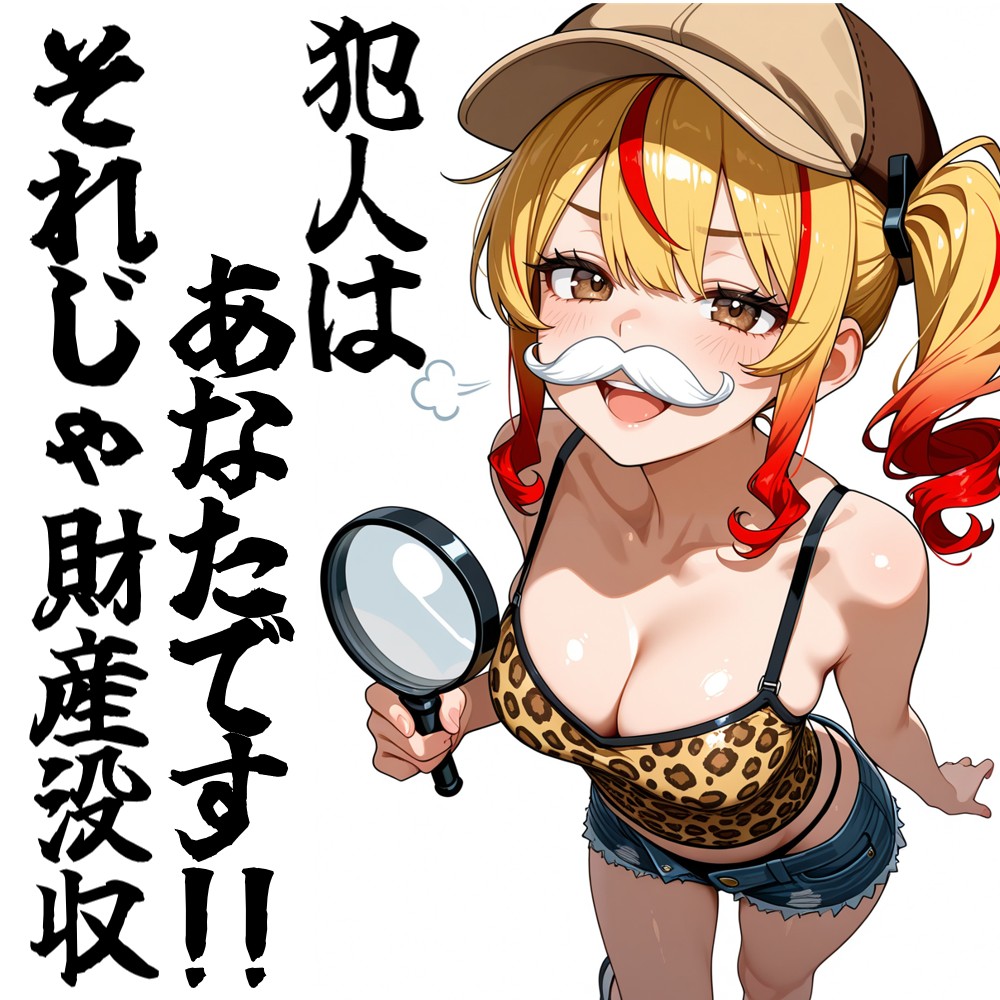 財産没収です