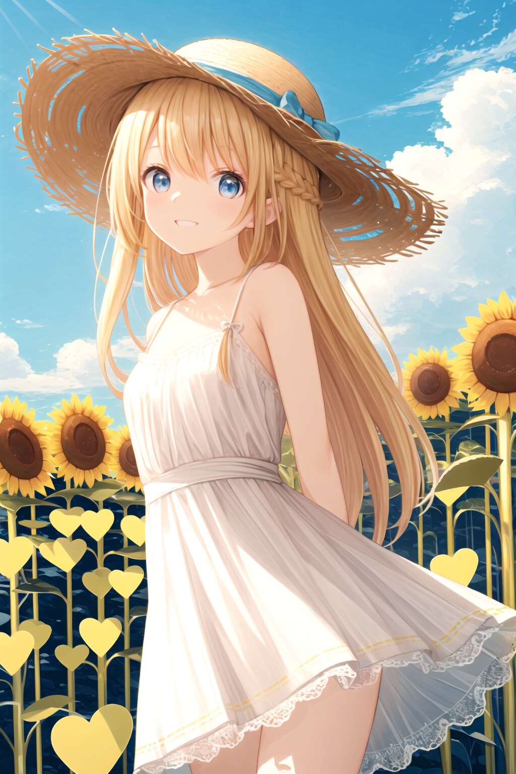 ひまわり畑の白昼夢